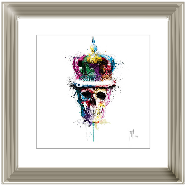 MD007 GOD SAVE THE QUEEN SKULL