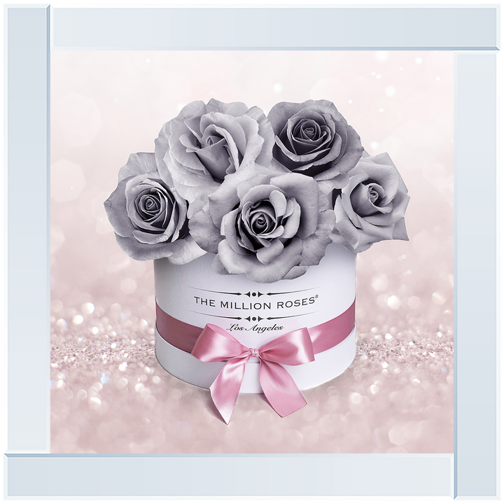 FL084 Grey Flower Box