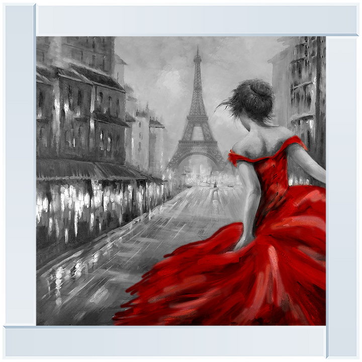 FG144 RED PROM DRESS