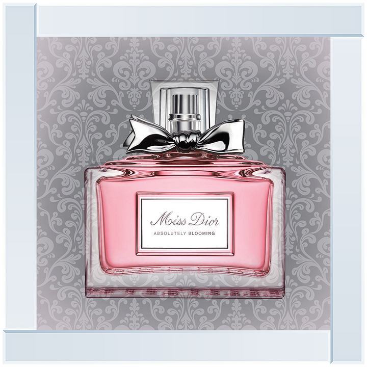 FS079 Perfume bottle on grey background