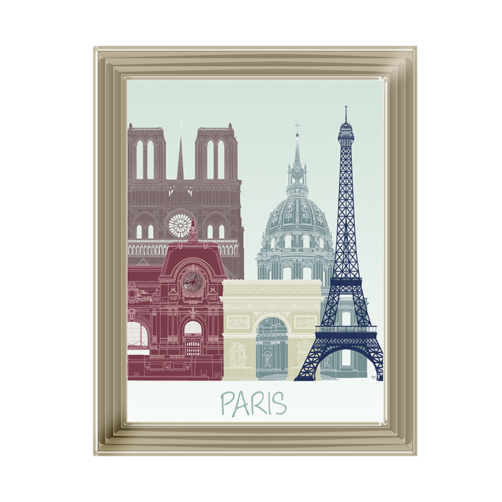 CY091 Paris Skyline