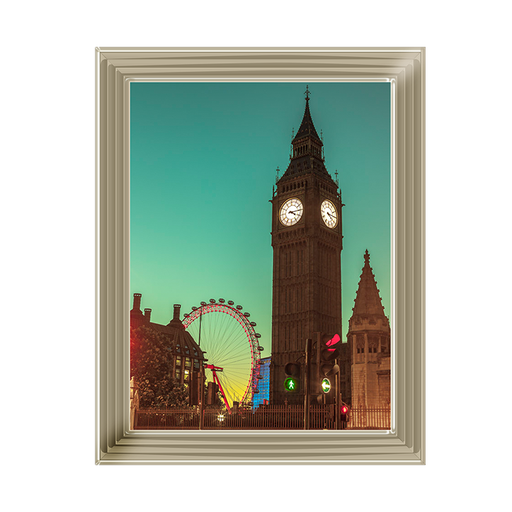 CY055 View of Big Ben from street