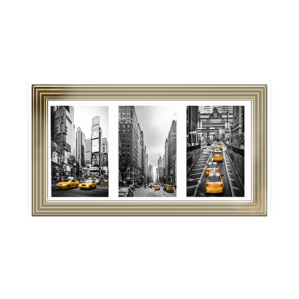 CY067 New York Taxi Triptych