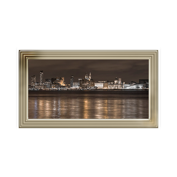 CY045 Liverpool city skyline across the River Mersey II