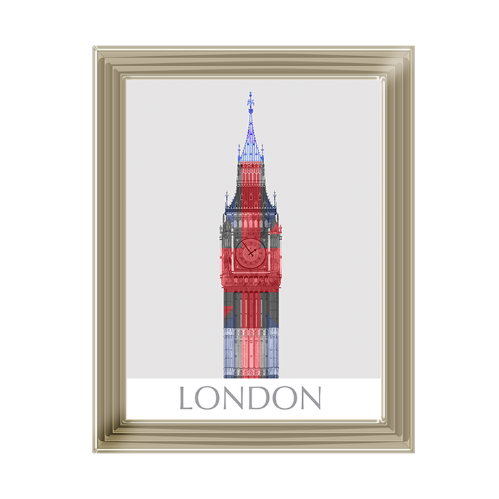 CY051 London Big Ben Union Jack