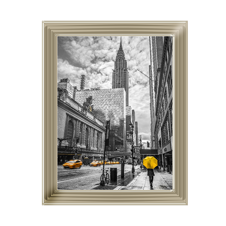 CY008 New York cityscape with Chrysler Building