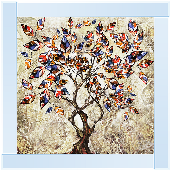MD038 Stained Glass Tree I