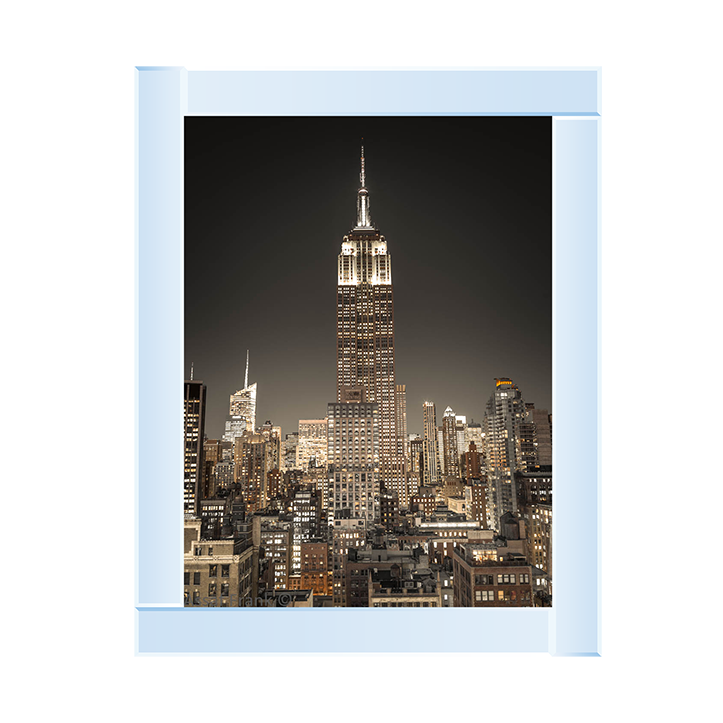 CY058 Empire State Building with New York City Manhattan skyline with skyscrapers