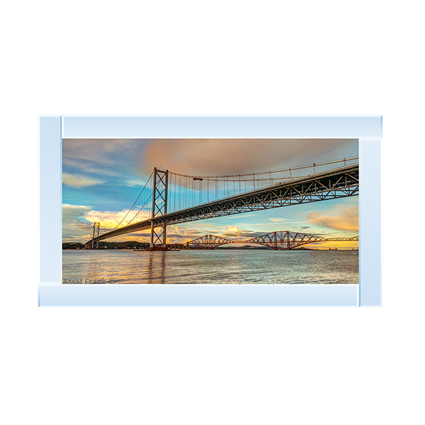 CY017 Forth Road Bridge at dusk