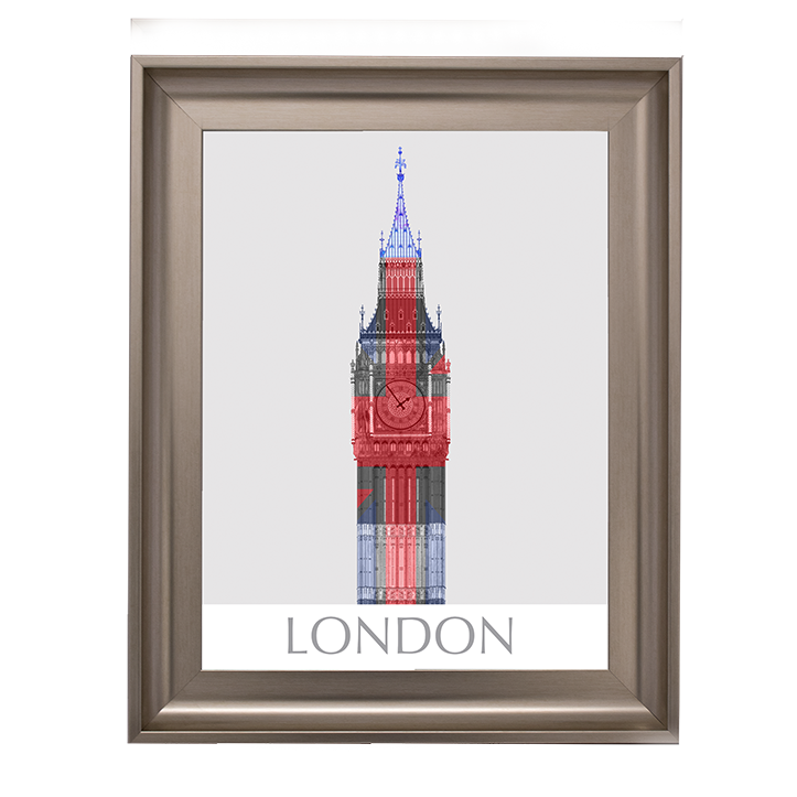 CY051 London Big Ben Union Jack