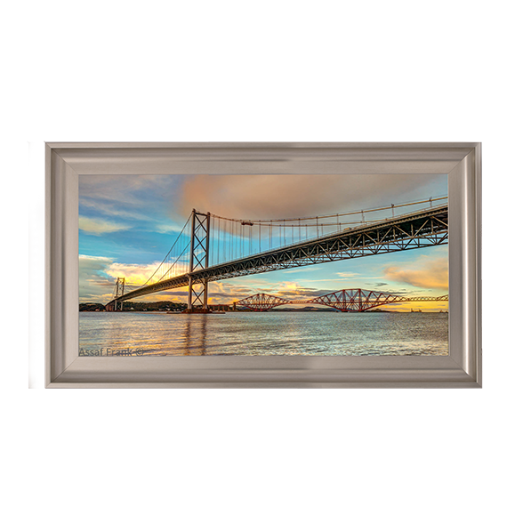 CY017 Forth Road Bridge at dusk