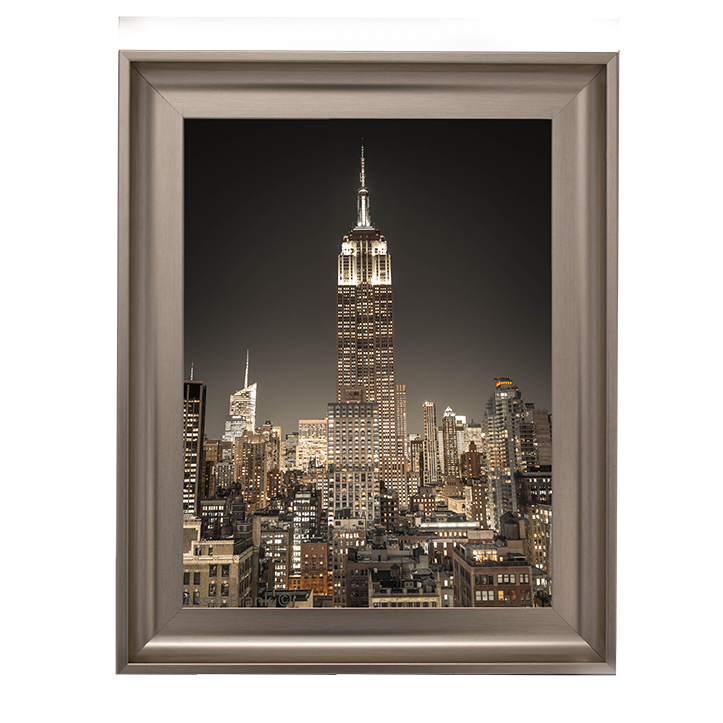 CY058 Empire State Building with New York City Manhattan skyline with skyscrapers
