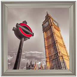 CY087 Underground sign with Big Ben