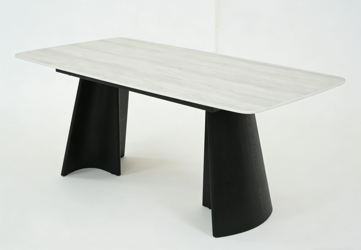 Silvia Table - Black & Grey