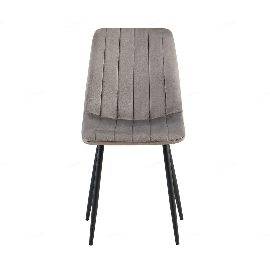 Teora Chair - Grey Velvet