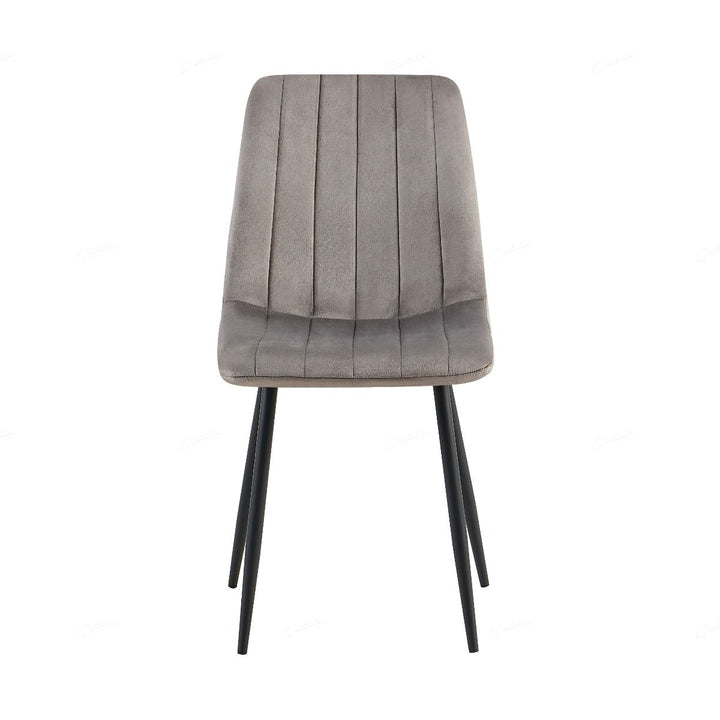 Teora Chair - Grey Velvet