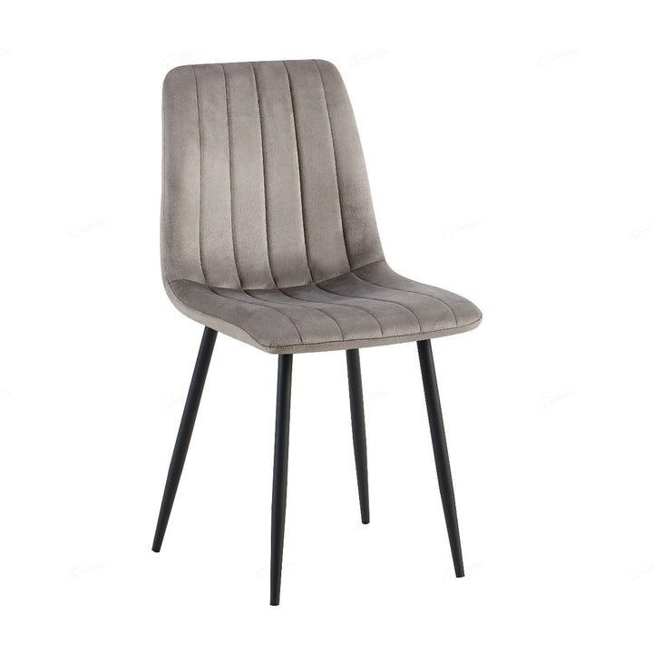 Teora Chair - Grey Velvet