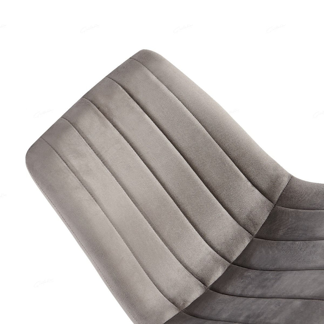 Teora Chair - Grey Velvet