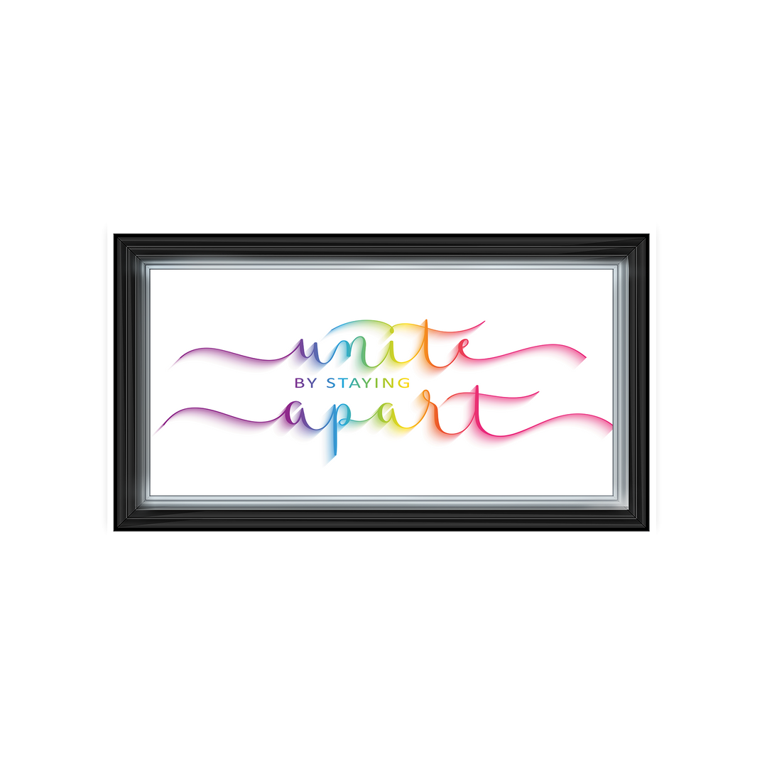 Unite by staying apart