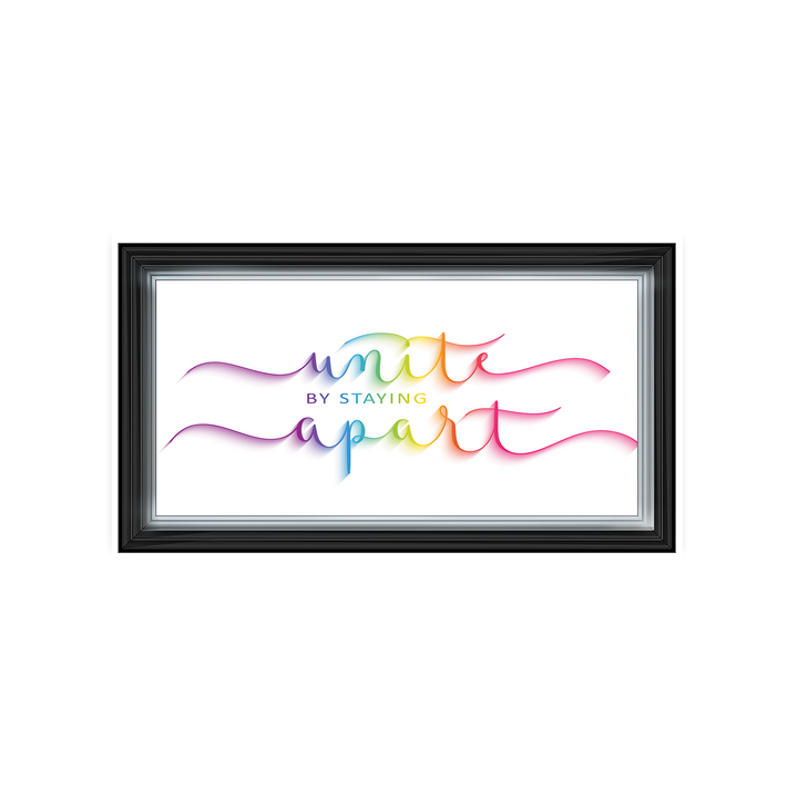 Unite by staying apart