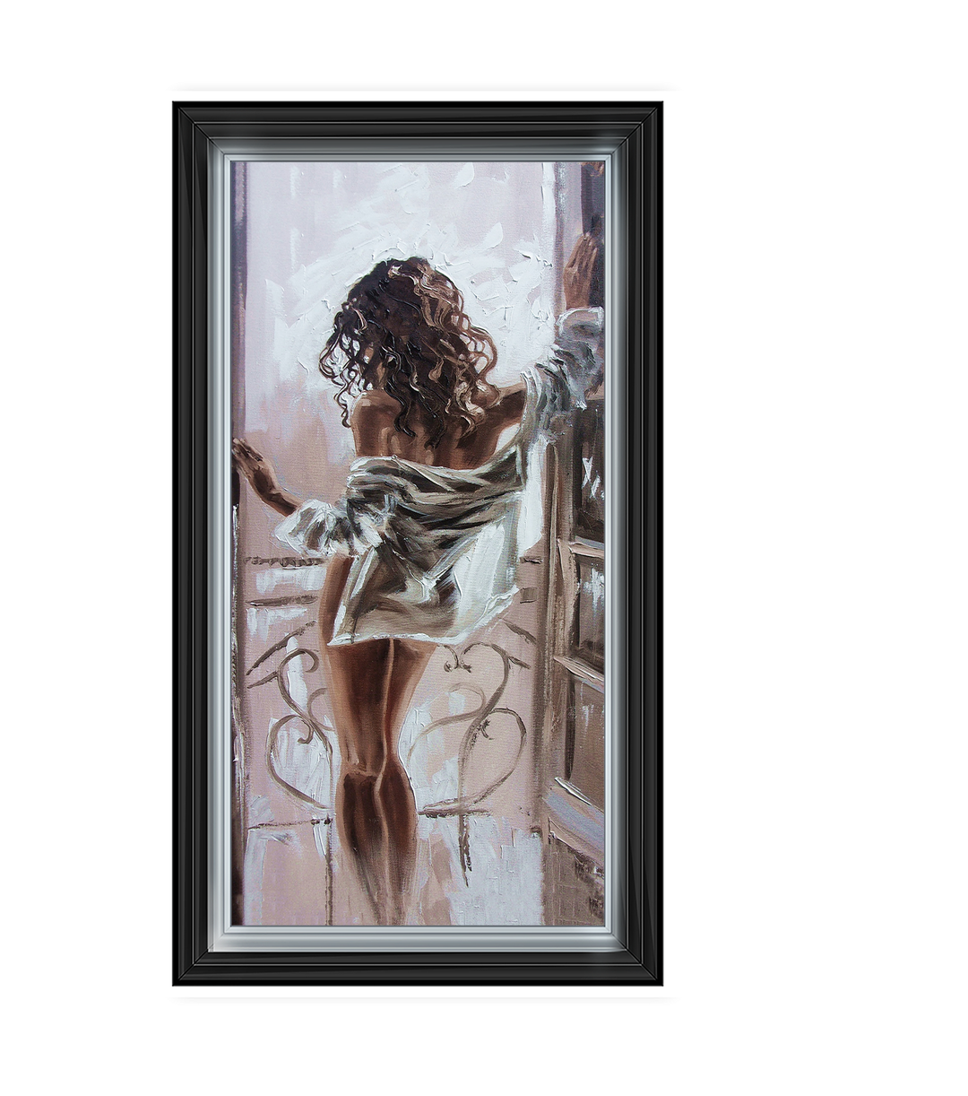 By the window