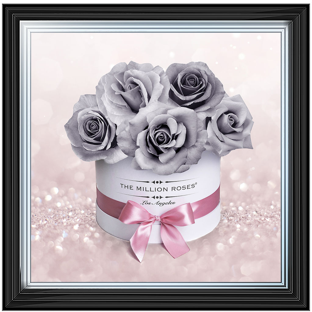 FL084 Grey Flower Box