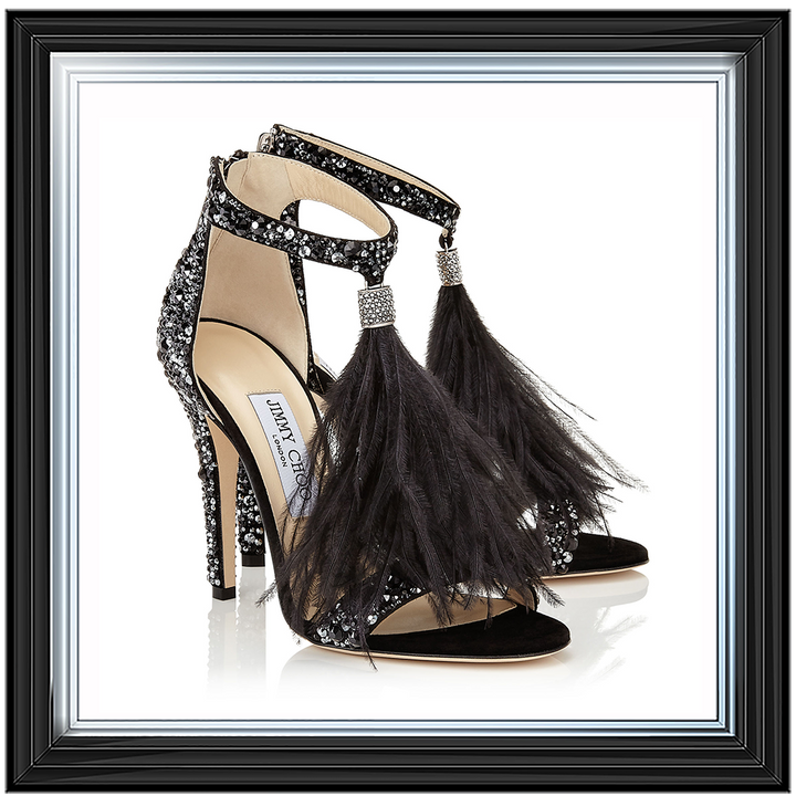 FS048 Black high heels