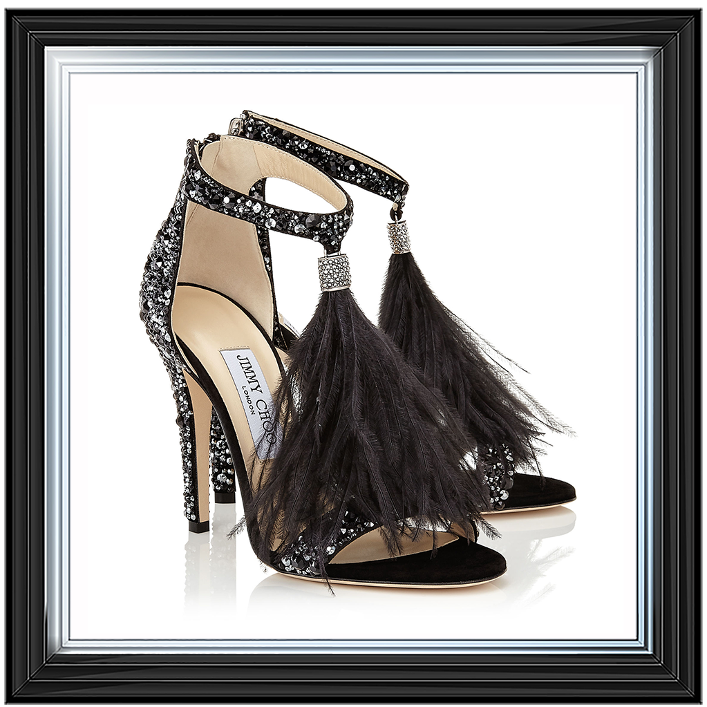 FS048 Black high heels