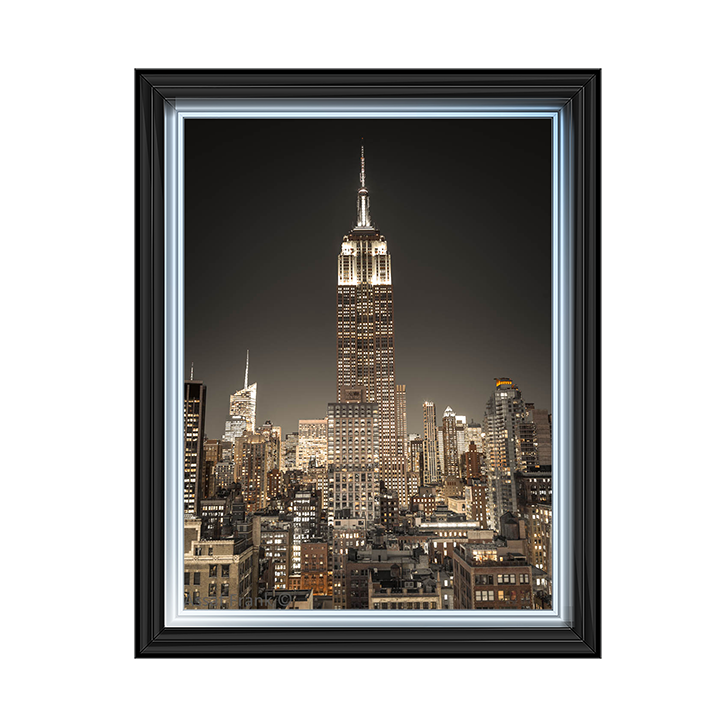 CY058 Empire State Building with New York City Manhattan skyline with skyscrapers
