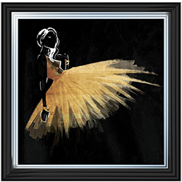 FG071 Golden Dress Puff Mate