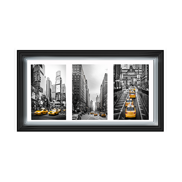 CY067 New York Taxi Triptych