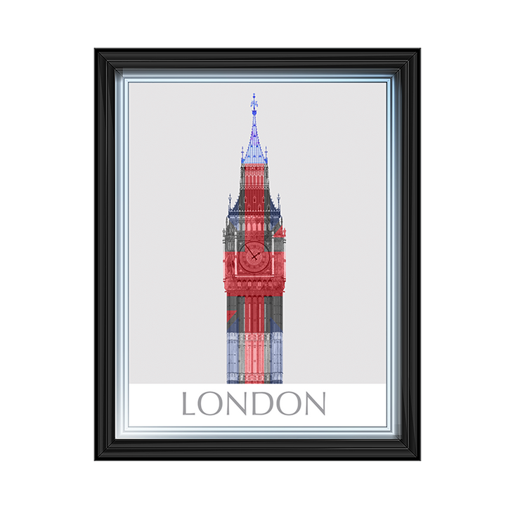 CY051 London Big Ben Union Jack