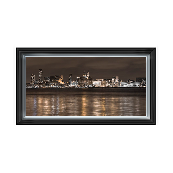 CY045 Liverpool city skyline across the River Mersey II