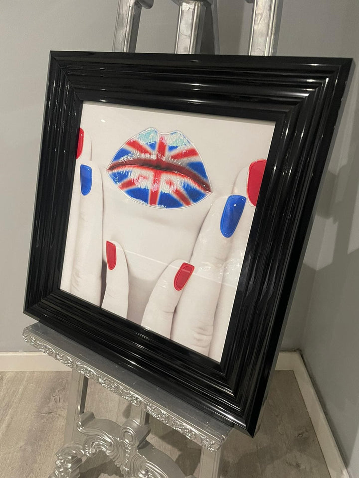 Union Jack lips