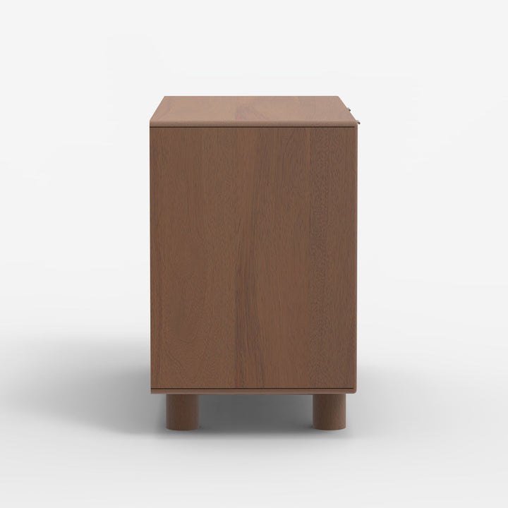 Burlwood Twin Door Cabinet