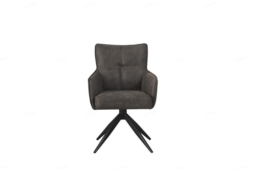 Vianni Chair - Vintage Grey Suede