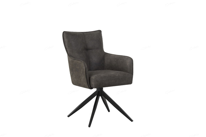 Vianni Chair - Vintage Grey Suede