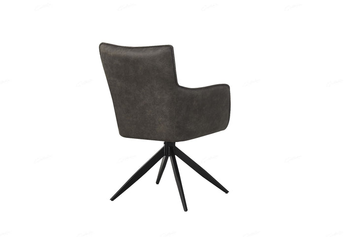 Vianni Chair - Vintage Grey Suede