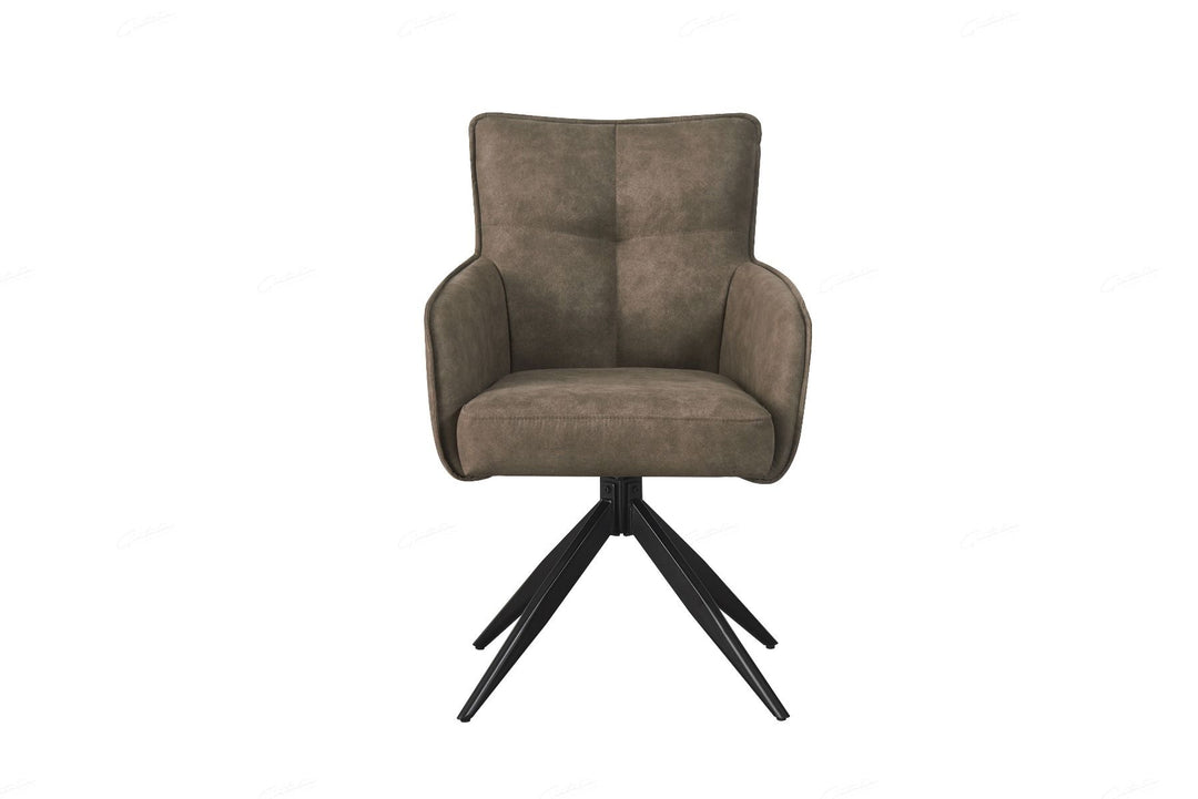 Vianni Chair - Vintage Taupe Suede