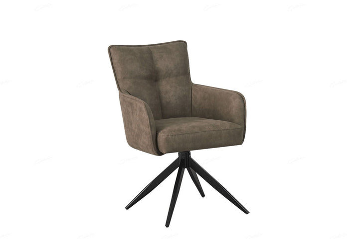 Vianni Chair - Vintage Taupe Suede
