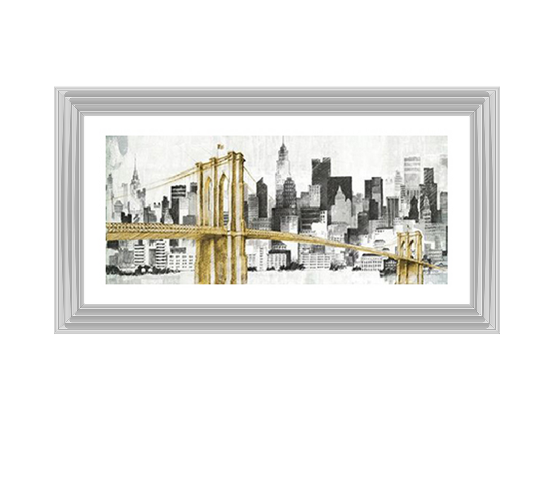 AB055 Brooklyn Bridge abstract