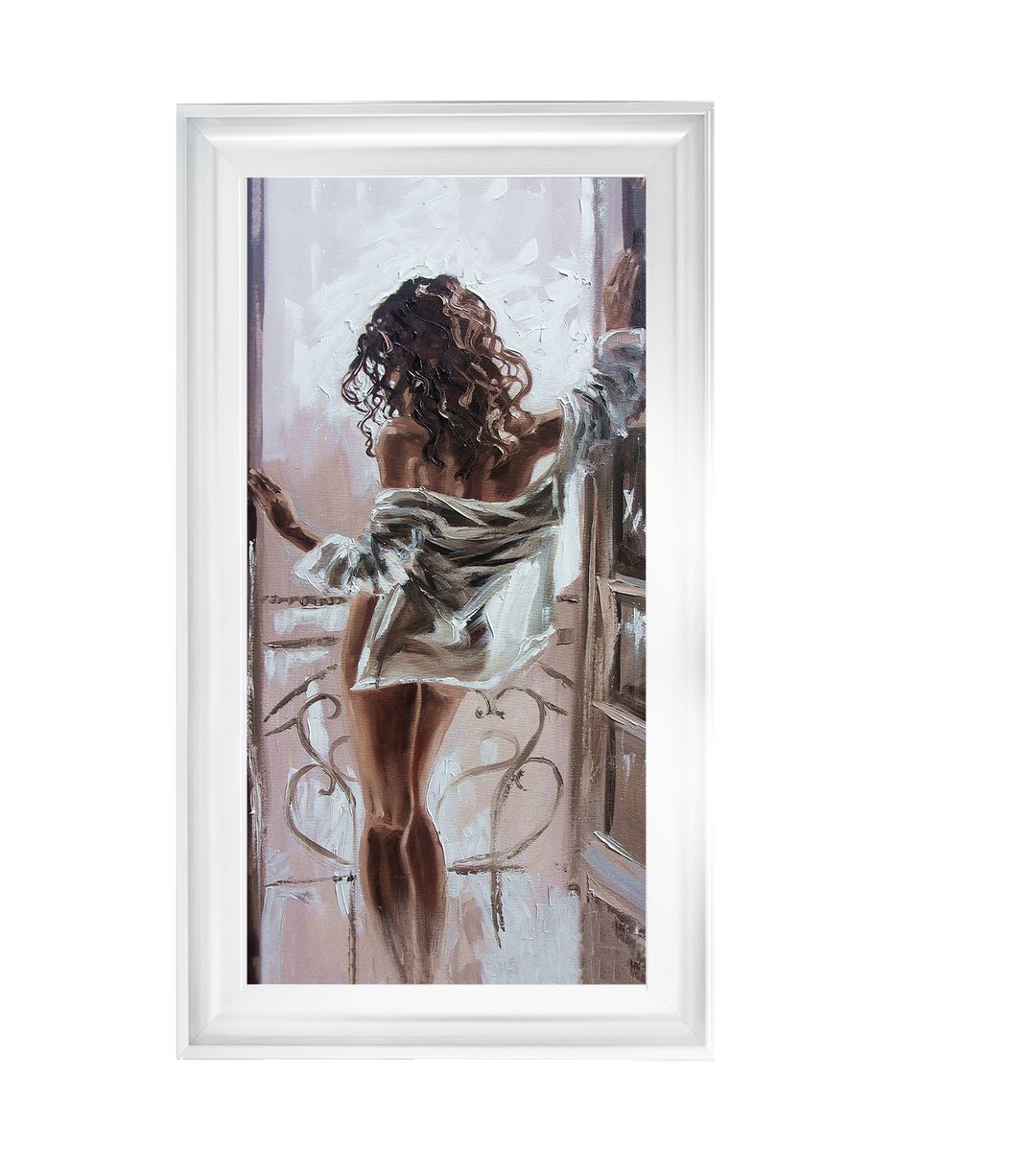 By the window