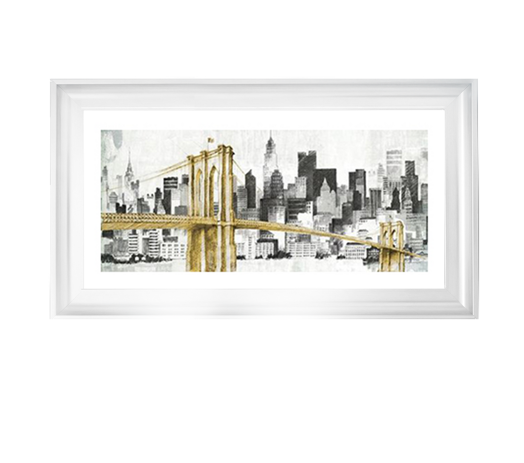 AB055 Brooklyn Bridge abstract