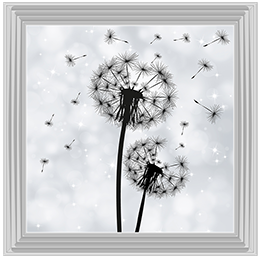 FL010 Dandelion pair