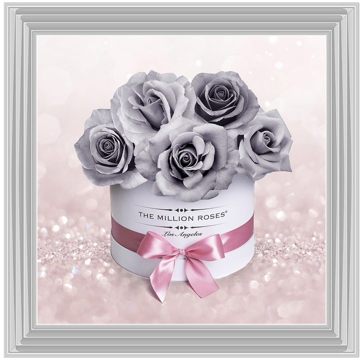FL084 Grey Flower Box