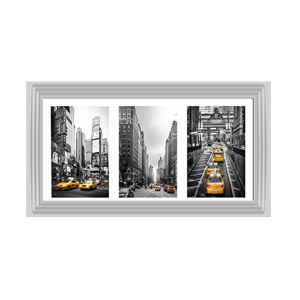CY067 New York Taxi Triptych