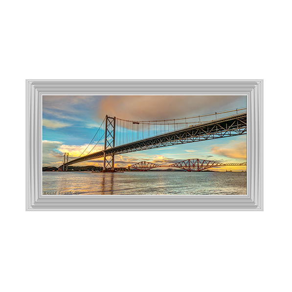 CY017 Forth Road Bridge at dusk