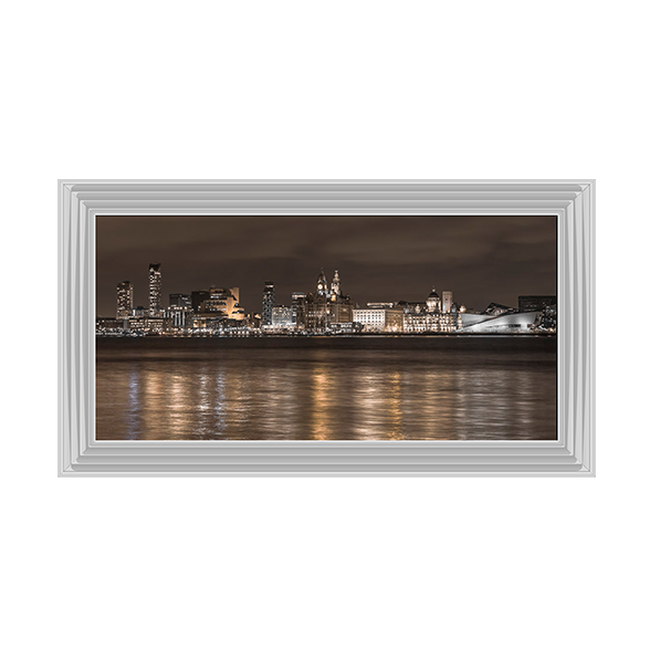 CY045 Liverpool city skyline across the River Mersey II