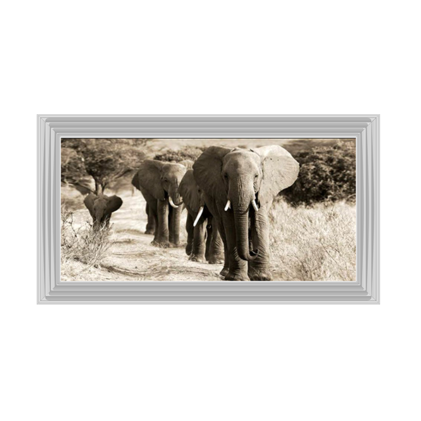 Herd of African Elephants- Kenya