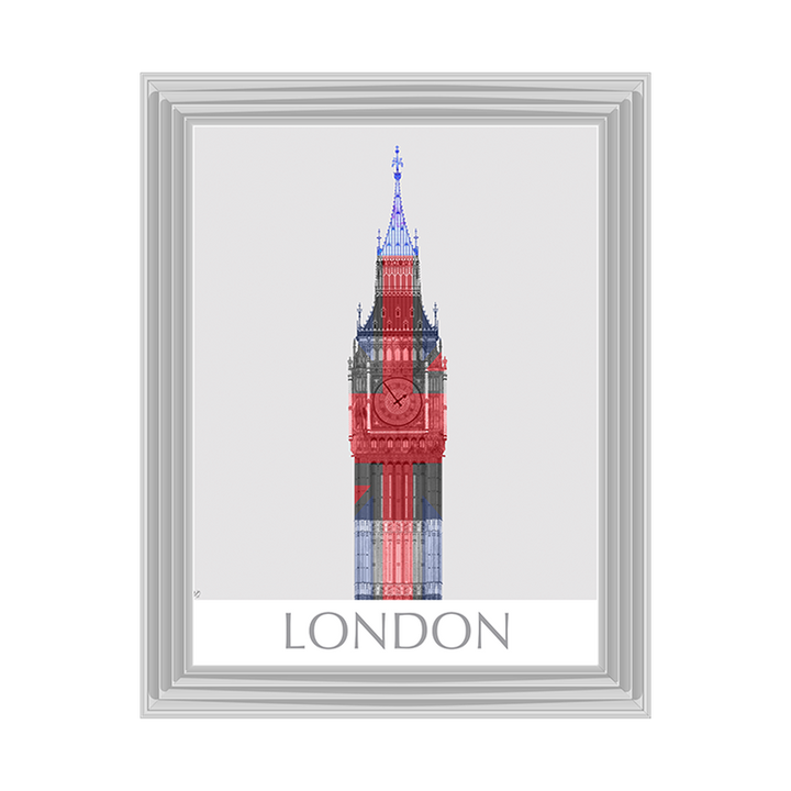 CY051 London Big Ben Union Jack